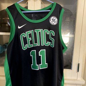 NBA Nike GE Logo Boston Celtics Kyrie Irving Black Statement 11 Jersey 56 XXL
